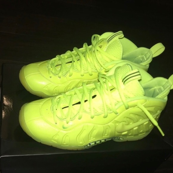 nike foamposite neon green